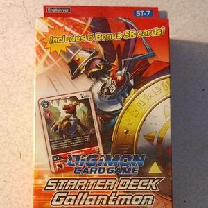 Card Game Starter Deck Gallantmon - Red New Sealed